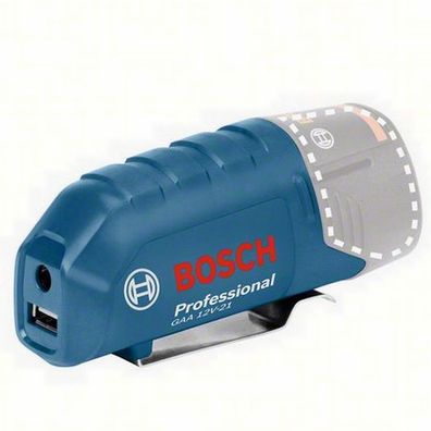 Bosch Ladegerät USB-Ladeadapter Akku Solo 2,1A GAA 12V-21Professional 0618800079