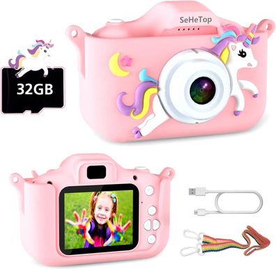 Kinder Kamera 2.0” Display Digitalkamera Kinder Geburtstagsgeschenk für Mädchen