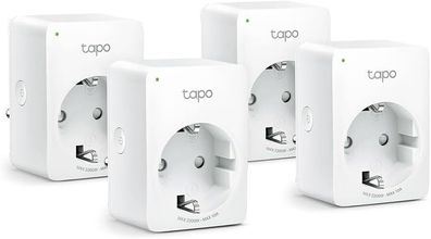 TP-Link Tapo Smart WLAN Steckdose, Alexa Steckdose 4er Pack, Smart Home WiFi