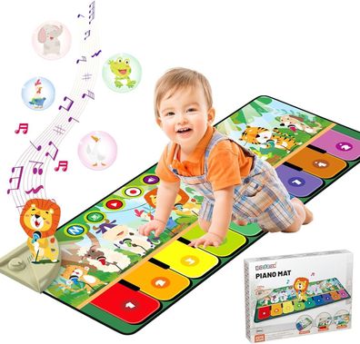 Rodzon Baby Spielzeug ab 1 Jahr, Musikmatte Kinder mit 19 Liedern 10 Tieren