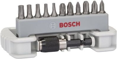 Bosch Professional 11 + 1tlg. Schrauber Bit Set Extra Hart Kreuzschlitz Pozidriv