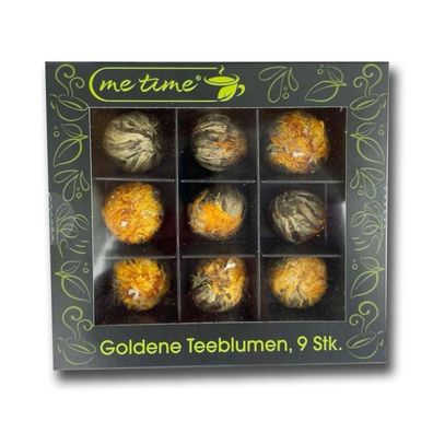me Time - Goldene Teeblumen