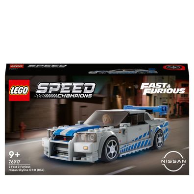 LEGO Set 76917 SPEED Champions: 2 Fast 2 Furious – Nissan Skyline GT-R (R34)