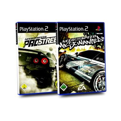 2 PlayStation 2 Spiele : NEED FOR SPEED PRO STREET + NEED FOR SPEED MOST WANTED