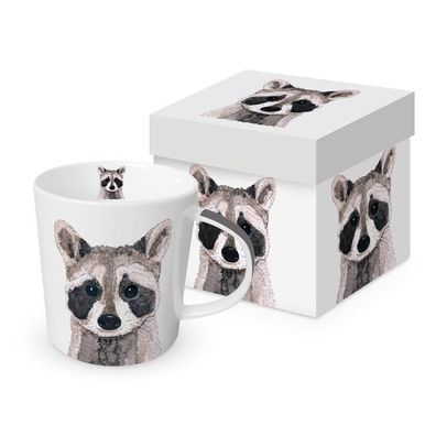 Trend Mug Raccoon, Becher in Geschenkbox, 604565 1 St