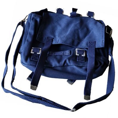 MFH BW Kampftasche klein, Schultertasche blau Baumwolle 24 x 20 x 8 cm