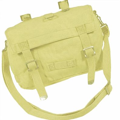 MFH BW Kampftasche klein, Schultertasche gelb Baumwolle 24 x 20 x 8 cm