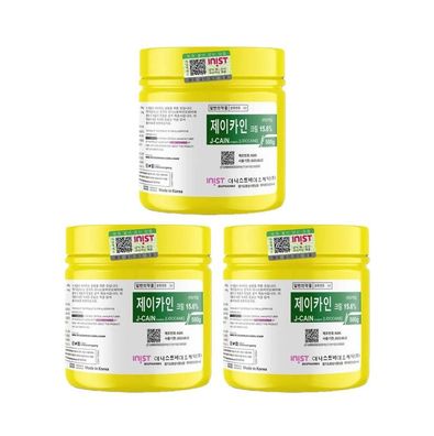 3 pcs J-cain ® 15.6% micro needle numbness cream jar