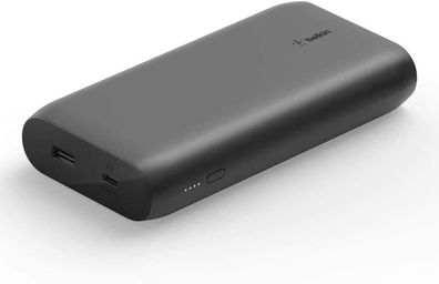 Belkin Powerbank USB-C 20000 mAh 30W Mobile Powerbank Ladegerät schwarz