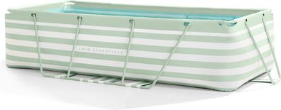 Swim Essentials Rahmenpool grün/ weiß, inkl. Filterpumpe, 400 x 200 x 100 cm