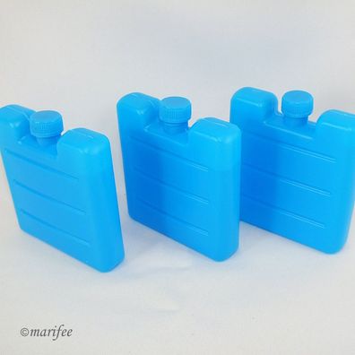 Mini-Kühlakkus 3 Stück 74 × 82 × 18 mm, Icepack Art.-Nr. 12252