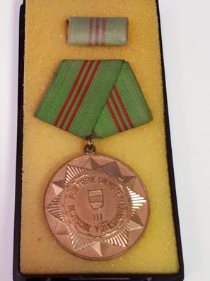 DDR MdI Volkspolizei Medaille Für treue Dienste Stufe III