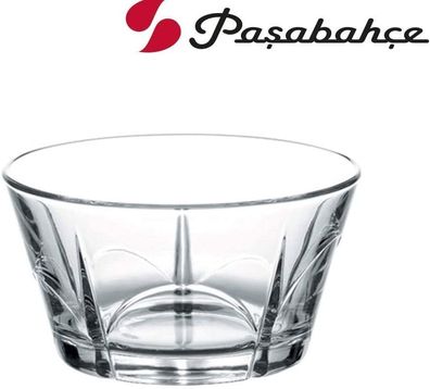 Pashabahçe 53043 Royal Deckelschale 6-Teilig Glasschalen Schalen Glasschale Desser...