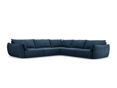 Micadoni 7-Sitzer Symmetrisches Ecksofa Kaelle | Bezug Royal Blue ...