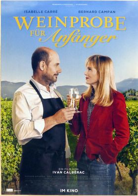 Weinprobe für Anfänger - Original Kinoplakat A1 - Isabelle Carré - Filmposter