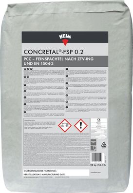 KEIM Concretal®-FSP 0.2 - 25 kg grau