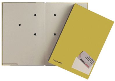 Pagna® 24205-05 Unterschriftsmappe - 20 Fächer, PP kaschiert, gelb(T)