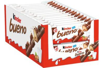 Ferrero 120985005 Schokofiegel Bueno 30 Stück x 43 g