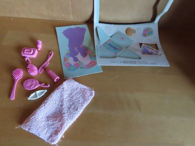 Kleinteile für ein Badezimmer alles in rosa von Barbie /10 Teile