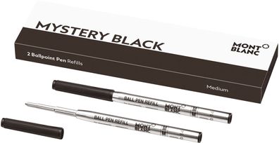 Montblanc® 116190 Kugelschreibermine - M, 2 Minen, mystery black