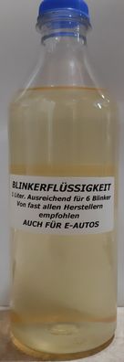 Blinkerflüssigkeit zum Selbermixen, Set für Blinkmuffel, 1 Liter