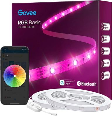 Govee LED Strip 30m Bluetooth RGB LED Streifen mit App-Steuerung Farbwechsel