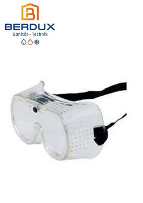 Schutzbrille Vollsicht aus Kunststoff mit Ventilatoren Baustelle Schutz NEU