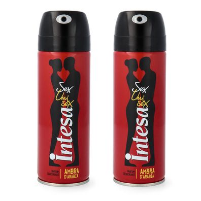 intesa unisex AMBRA D'ARABIA - Parfum Deodorant 2x 125ml