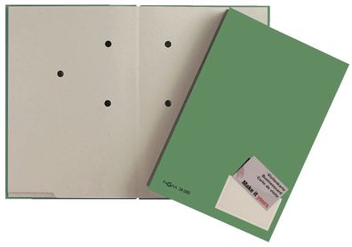 Pagna® 24205-03 Unterschriftsmappe - 20 Fächer, PP kaschiert, grün(T)