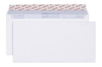 ELCO 38786 ELCO Briefumschläge Proclima DIN lang ohne Fenster weiß 500 St.