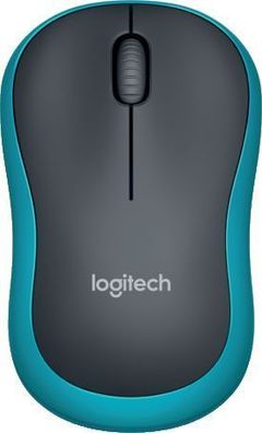 Logitech 910-002239 Logitech M 185 Cordless Notebook Mouse USB schwarz / blau