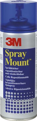 3M 051847 Sprühkleber Spray Mount(TM) wieder ablösbar transparenter Auftrag 400 ml