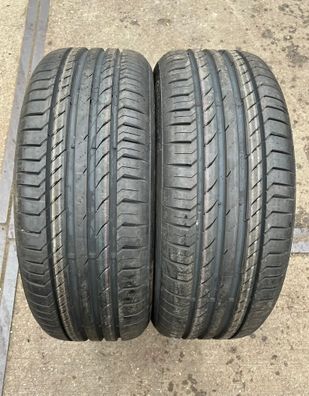 2x Sommerreifen 225/50 R18 95W Continental Conti Sport Contact 5 SSR RSC * DOT17 NEU