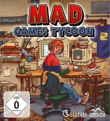 Mad Games Tycoon (PC-MAC, 2016, Nur Steam Key Download Code) Keine DVD, Keine CD