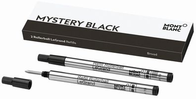 Montblanc® 128226 Tintenrollermine LeGrand - B, 2 Stück, mystery black
