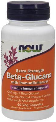 Beta-Glucans with ImmunEnhancer, 250mg - 60 vcaps
