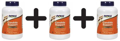 3 x Candida Support - 180 vcaps