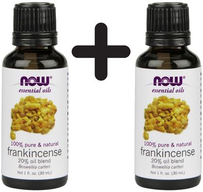 2 x Frankincense Oil, 20% Oil Blend - 30 ml.