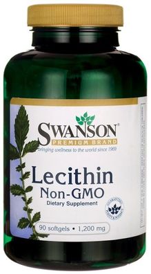 Lecithin Non-GMO, 1200mg - 90 softgels