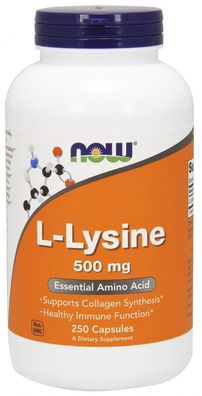 L-Lysine, 500mg - 250 caps