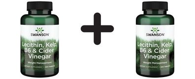 2 x Lecithin, Kelp, B-6, & Cider Vinegar - 240 tabs