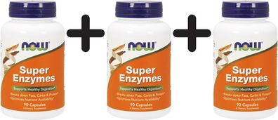 3 x Super Enzymes - 90 caps