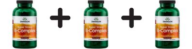 3 x Super Stress B-Complex with Vitamin C - 240 caps