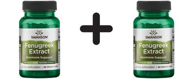 2 x Testofen Fenugreek Extract, 300mg - 60 vcaps