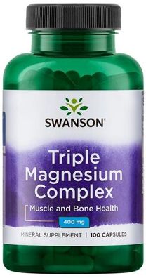Triple Magnesium Complex, 400mg - 100 caps