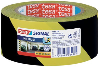 Tesa 58130-00000-00 Tesa Signal Markierungs- und Warnklebeband gelb/ schwarz