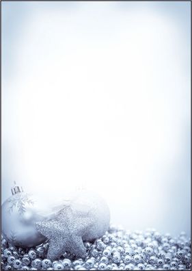 SIGEL DP081 Sigel® Weihnachts-Motiv-Papier "Blue Mystery" - A4, 90 g/ qm, 100 Blatt