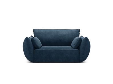 Micadoni Sessel Kaelle | Bezug Royal Blue | Beinfarbe Black Plasti...