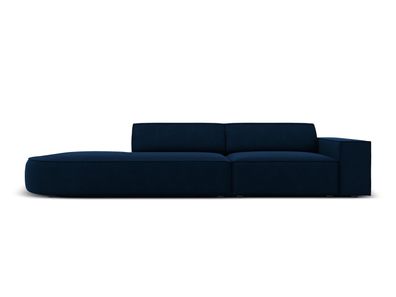 Micadoni 3-Sitzer Links Samtstoff Sofa Jodie | Bezug Royal Blue | ...