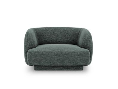 Micadoni Sessel Miley | Bezug Petrol | Beinfarbe Black Plastic Kunststoff sc...